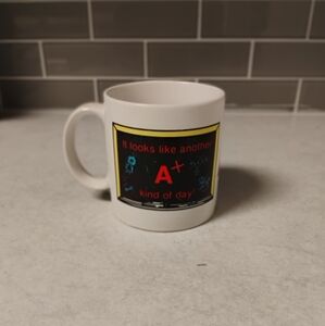 vintage 80s 'teachers pet A+' retro graphic COFFEE MUG